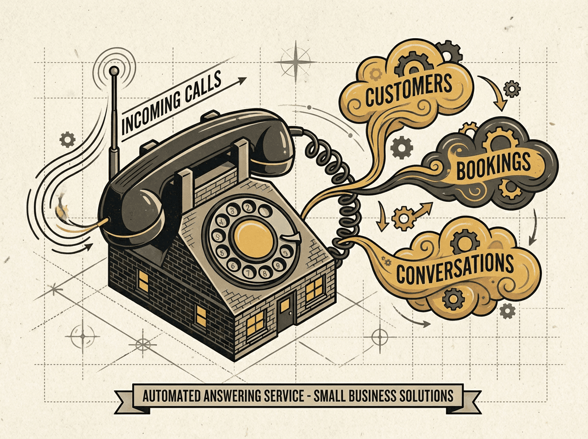 Real AI receptionist, not an overpriced AI voicemail