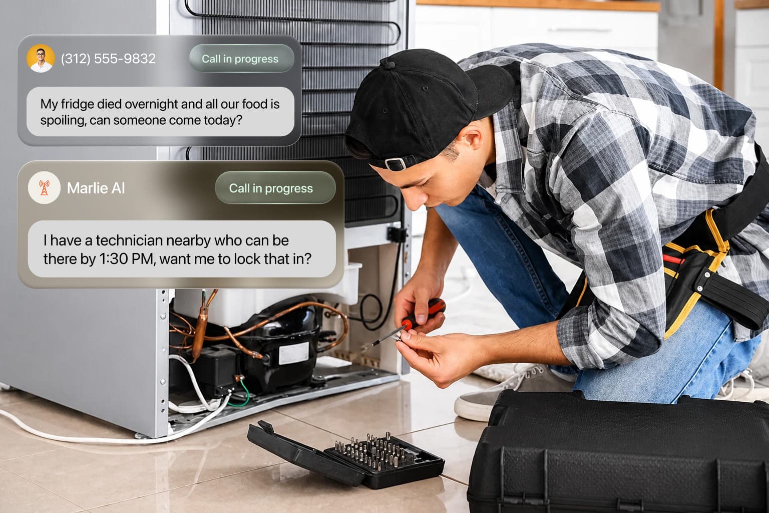Diagnostic fees, parts follow-ups, and reschedules