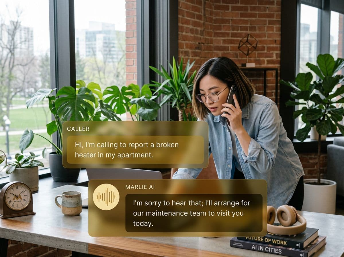 What is an AI answering service for property management?