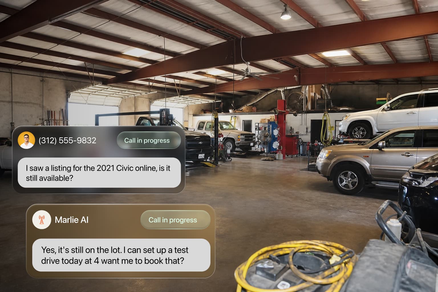 Sales leads for dealerships and lots