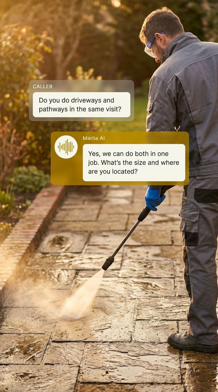 How a pressure washing answering service grows your revenue