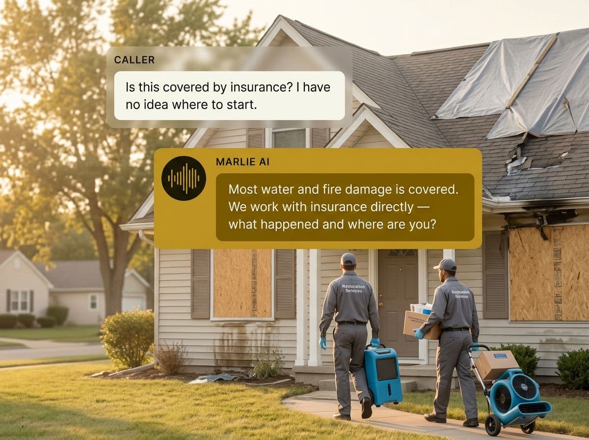 What is a restoration answering service?