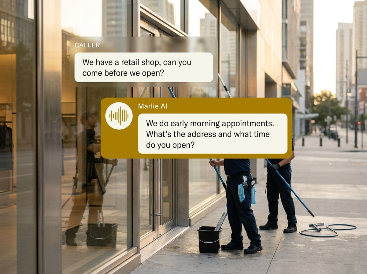 What is a window cleaning answering service?